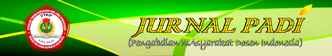 Jurnal PADI (Pengabdian mAsyarakat Dosen Indonesia)